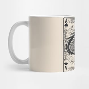 Ace of Spades Poker Card Game Casino Lucky Mug